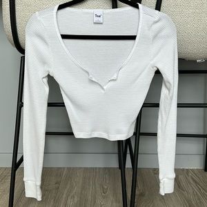 Aritzia TNA Waffle Longsleeve